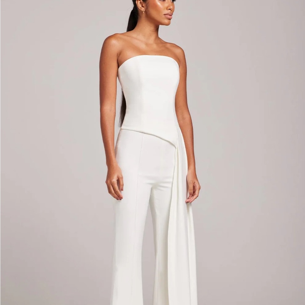 NADINE MERABI White Charlotte Pants